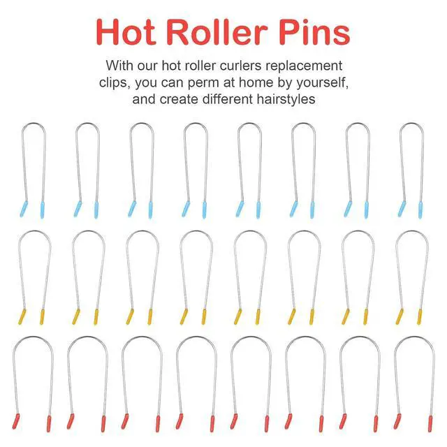 Alt view image 5 of 7 - Bewudy 24Pcs Hot Roller and Curler Clips Replacement Kit