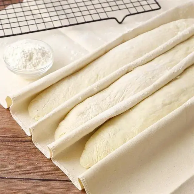 Alt view image 7 of 7 - Ninsula 4-Piece Tea Towels for Baking Sourdough, 14x18.8Inches Reusable Thick Bread Cloth for Proofing, Bread Cloth for Loaf, Pastry, Bread