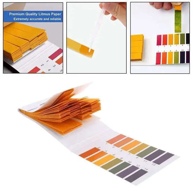 Alt view image 2 of 7 - 6 Pack pH Test Strips 480pcs Full Range 1-14