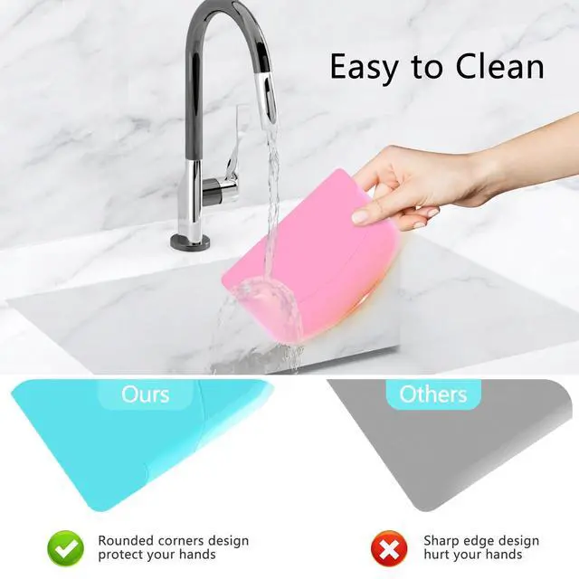 Alt view image 2 of 5 - Bowl Scraper Dough Scraper 2-Pack, Flexible Plastic Kitchen Pastry Cutting Tool, Bread Dough Baking Cake Fondant Icing Food Scraper