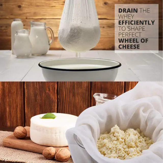 Alt view image 3 of 6 - Sufaniq 90 Grade (9 sq ft) 100% Pure Cotton Reusable Cheesecloth, Unbleached Ultra-Fine Fabric for Filtering, Premium Butter Muslin - 1 sq yd