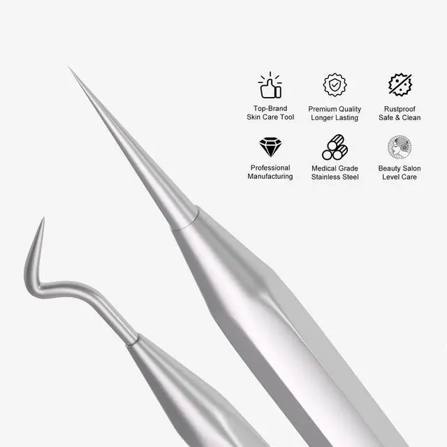 Alt view image 5 of 6 - Cbiumpro 6-Pack Blackhead Remover Tool, Pimple Popper Tool Kit