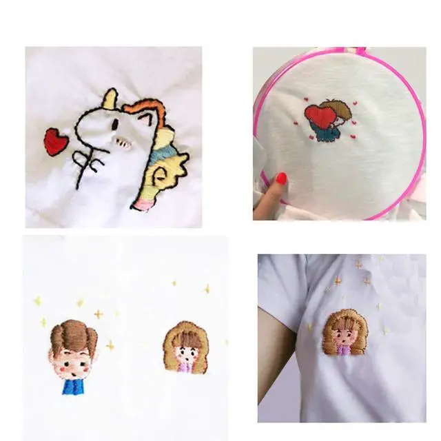 Alt view image 3 of 7 - 50 Skeins Rainbow Color Cotton Embroidery Floss Cross Stitch Friendship Bracelet String