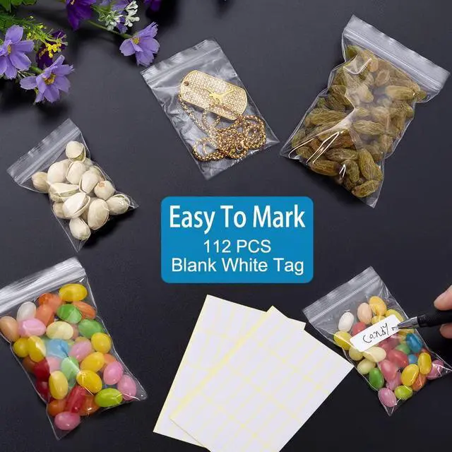 Alt view image 4 of 6 - Mini Plastic Bags 300 PCS 3 Assorted Sizes