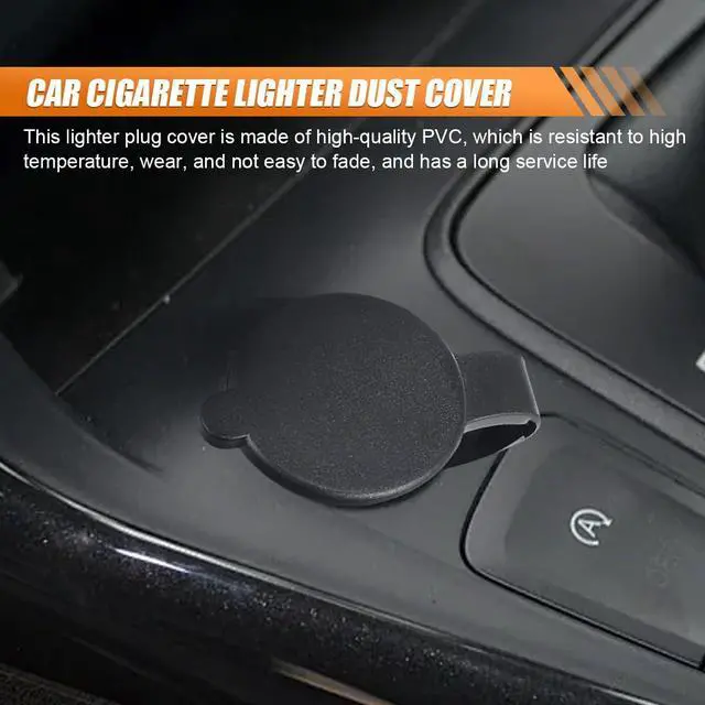Alt view image 5 of 6 - Universal 12V Car Cigarette Lighter Plug Cover, Dust-Proof & Waterproof Plastic Socket Cap with Circular Protective Sleeve (3PCS)