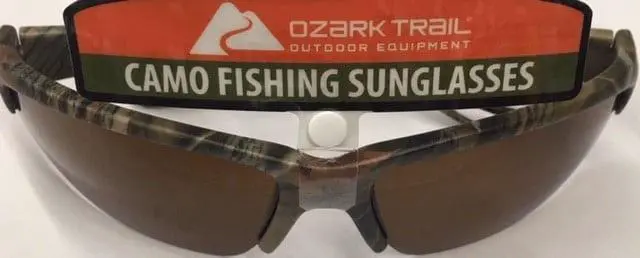 Alt view image 4 of 5 - Ozark Trail Men's Polarized Fishing Sunglasses, Camo Framed, (2 Pack)