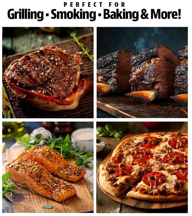 Alt view image 4 of 5 - Pit Boss 100% All Natural Hardwood Post Oak Blend BBQ Grilling Pellets, 20 Pound Bag