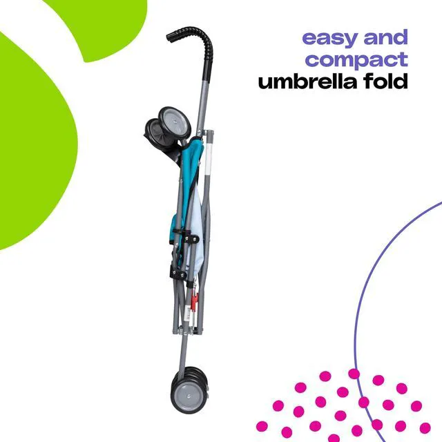 Alt view image 3 of 5 - Cosco Kids Comfort Height Umbrella Stroller for Toddler, Unisex, Freshwater Turquoise