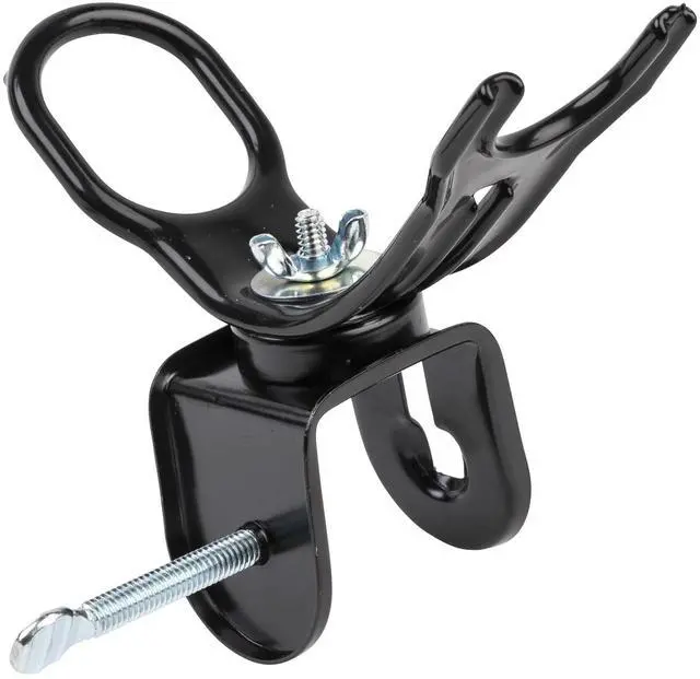 Alt view image 6 of 6 - 2-Pack Ozark Trail Adjustable Clamp-On Fishing Rod Holder with Rubber-Coated Clamp for Flat Mounting Surfaces
