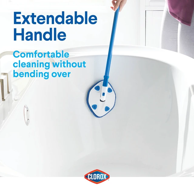 Alt view image 3 of 4 - Clorox 28.5-Inch Extendable Tub and Tile Scrubber
