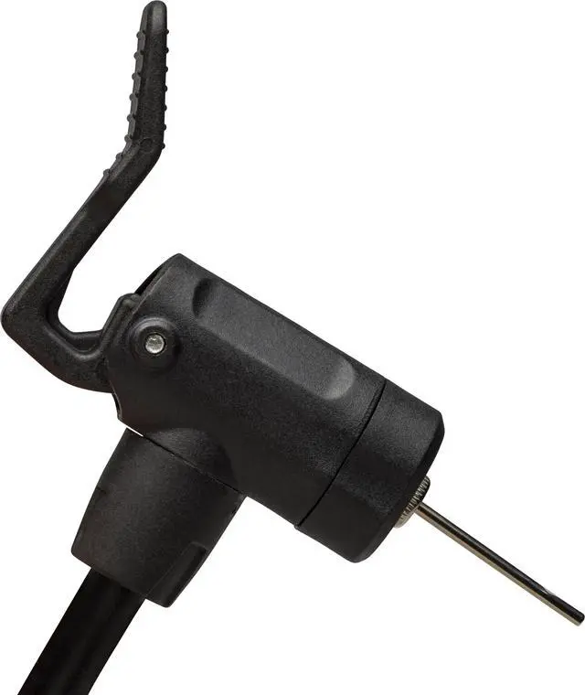 Alt view image 2 of 5 - Blackburn Bicycle Foot Pump with Presta and Schrader Valves, Black