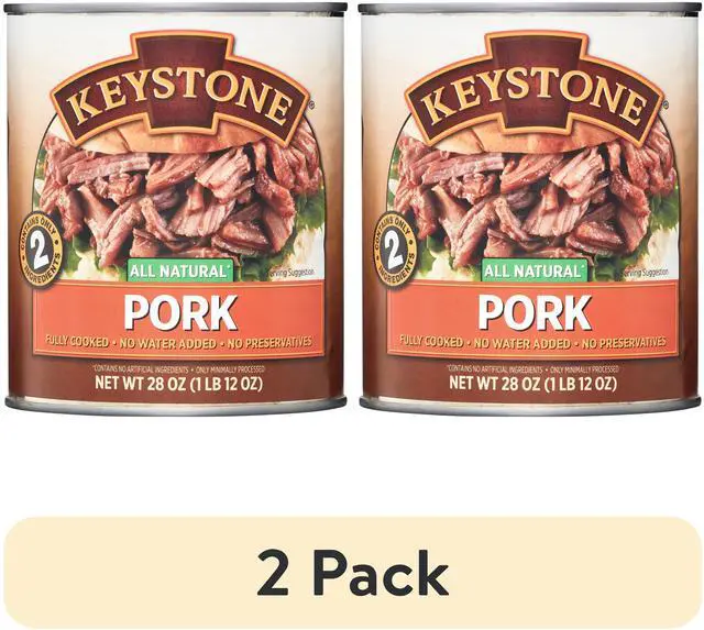 Main image of Keystone All Natural Pork, 28 oz Can (2 Pack)