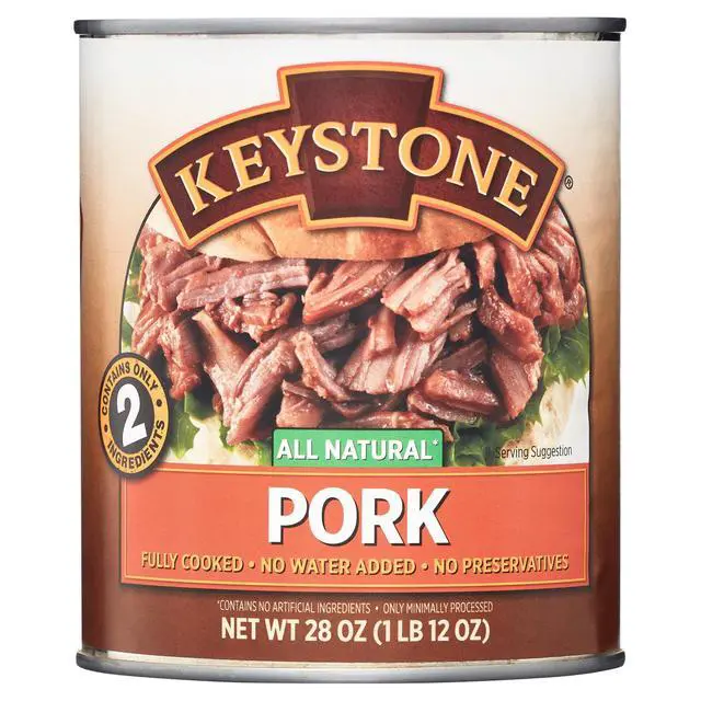 Alt view image 2 of 7 - Keystone All Natural Pork, 28 oz Can (2 Pack)