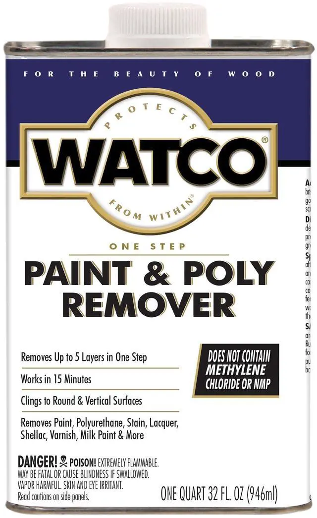 Main image of Watco One Step Paint & Poly Remover 351926 Quart