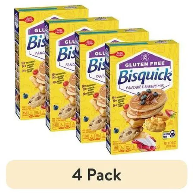 Main image of Betty Crocker Bisquick, Gluten Free Pancake and Baking Mix, 16 oz (4 pack)