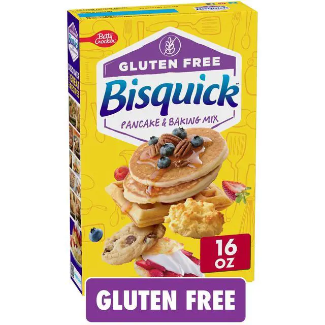 Alt view image 5 of 5 - Betty Crocker Bisquick, Gluten Free Pancake and Baking Mix, 16 oz (4 pack)