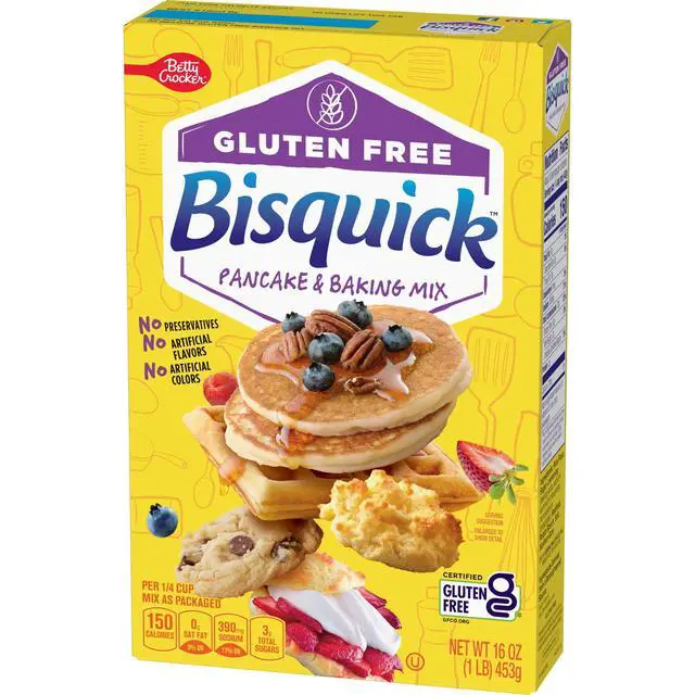 Alt view image 4 of 5 - Betty Crocker Bisquick, Gluten Free Pancake and Baking Mix, 16 oz (4 pack)