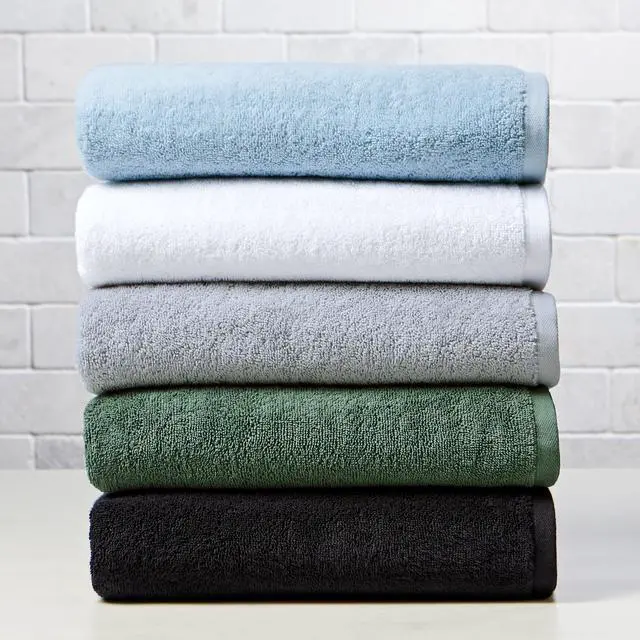 Alt view image 3 of 5 - Better Homes & Gardens PowerLoft 6-Piece Bath Towel Set in Blue Drop