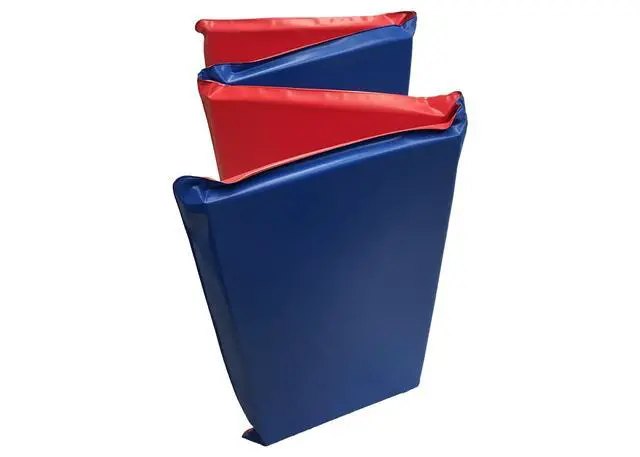Alt view image 4 of 6 - Kindermat Brand Nap Mat, 1" Thick, Red and Blue, 1 Unit per Package, Ages 2 and Above