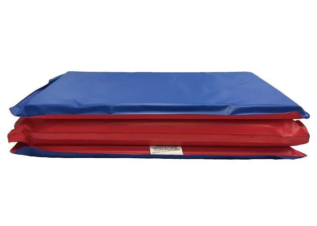 Alt view image 6 of 6 - Kindermat Brand Nap Mat, 1" Thick, Red and Blue, 1 Unit per Package, Ages 2 and Above