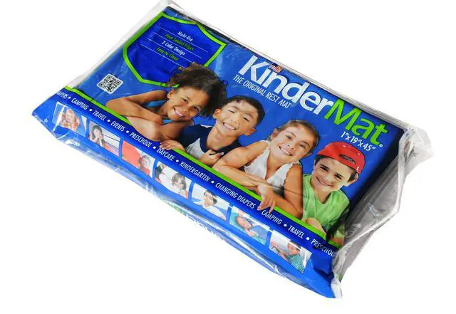 Alt view image 2 of 6 - Kindermat Brand Nap Mat, 1" Thick, Red and Blue, 1 Unit per Package, Ages 2 and Above