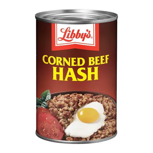 Alt view image 6 of 6 - Libby's Corned Beef Hash, 15 oz Cans, 37g Protein Per Serving, Canned Food, 2 Pack
