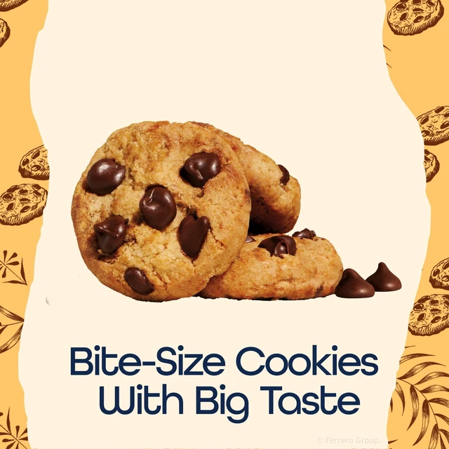 Alt view image 3 of 4 - Famous Amos Classic Chocolate Chip Cookies, Bite-Size Sweet Treats, 30 Pack Box of 1 oz Bags