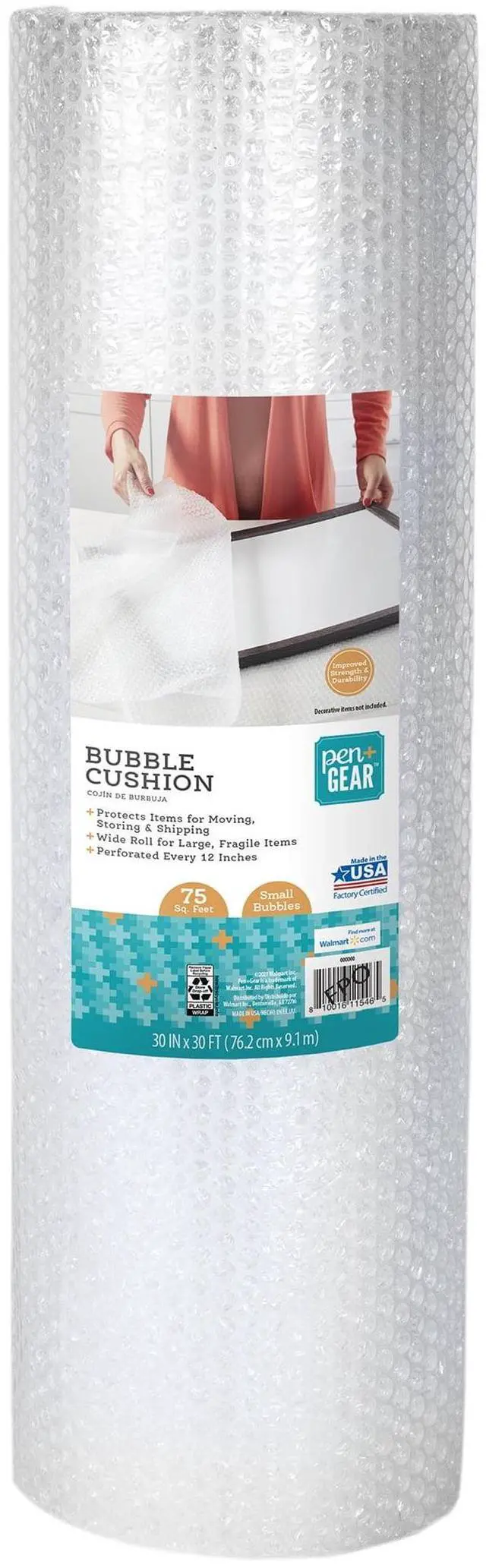 Main image of Pen+Gear Bubble Cushion Roll 30" x 30' x 3/16" (Wide Roll)