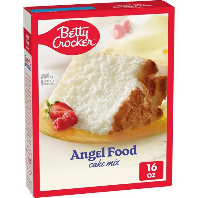 Alt view image 4 of 5 - Betty Crocker Angel Food Cake Mix, Just Add Water, 16 oz (4 Pack)