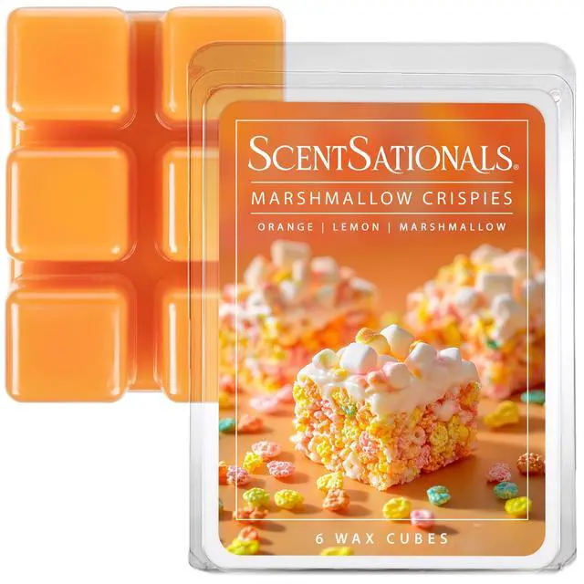 Alt view image 2 of 6 - Scentsationals Marshmallow Crispies Wax Melts, 2.5oz (6-Cubes), 5 Pack