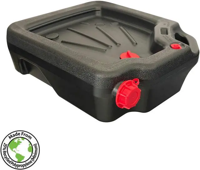 Main image of Hyper Tough Automotive Drain Pan Container, 16-Quart