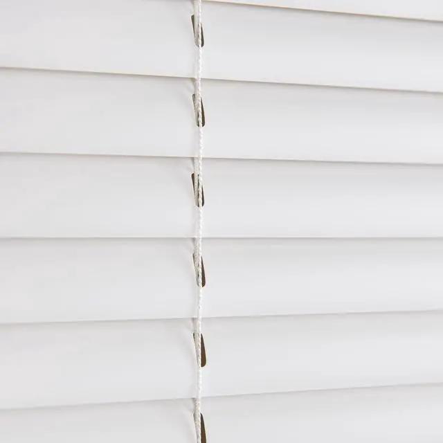 Alt view image 5 of 6 - Mainstays Cordless Vinyl Light Filtering Mini Blinds, 1 in, White, 27 in W x 64 in L