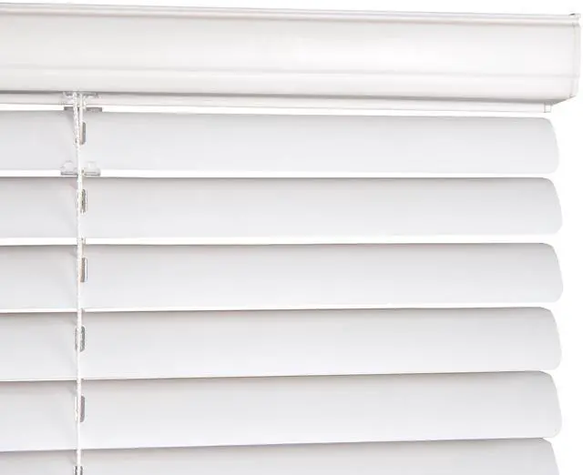 Alt view image 4 of 6 - Mainstays Cordless Vinyl Light Filtering Mini Blinds, 1 in, White, 27 in W x 64 in L