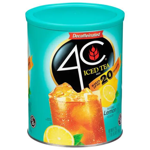 Alt view image 5 of 5 - 4C Decaf Lemon Iced Tea Mix, 47.2 oz, 1 Ct