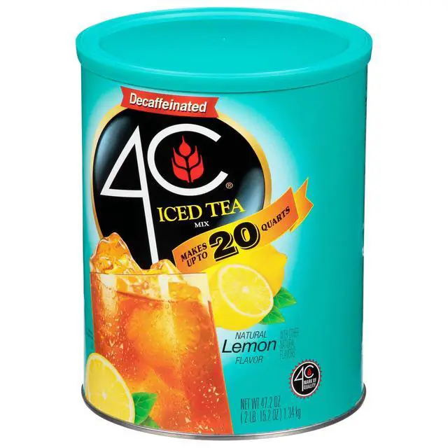 Alt view image 3 of 5 - 4C Decaf Lemon Iced Tea Mix, 47.2 oz, 1 Ct