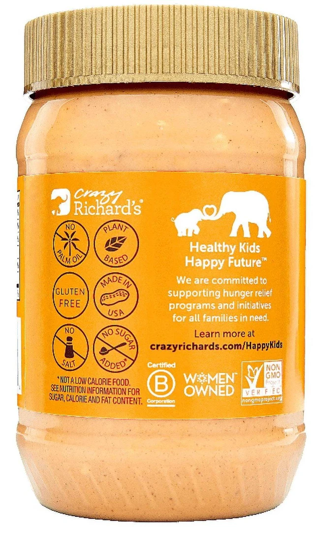Alt view image 6 of 6 - Crazy Richard's Cruncy Peanut Butter 16oz, 6 Pack
