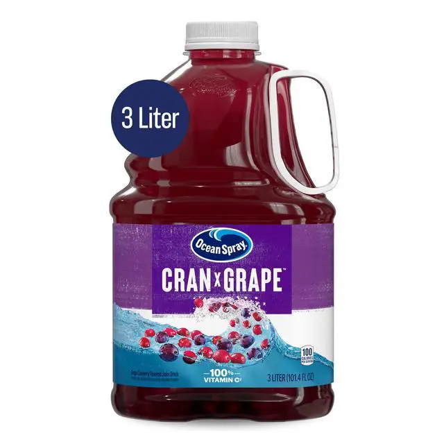 Alt view image 4 of 5 - Ocean Spray® Cran-Grape® Cranberry Grape Juice Drink, 101.4 fl oz Bottle (Pack of 3)
