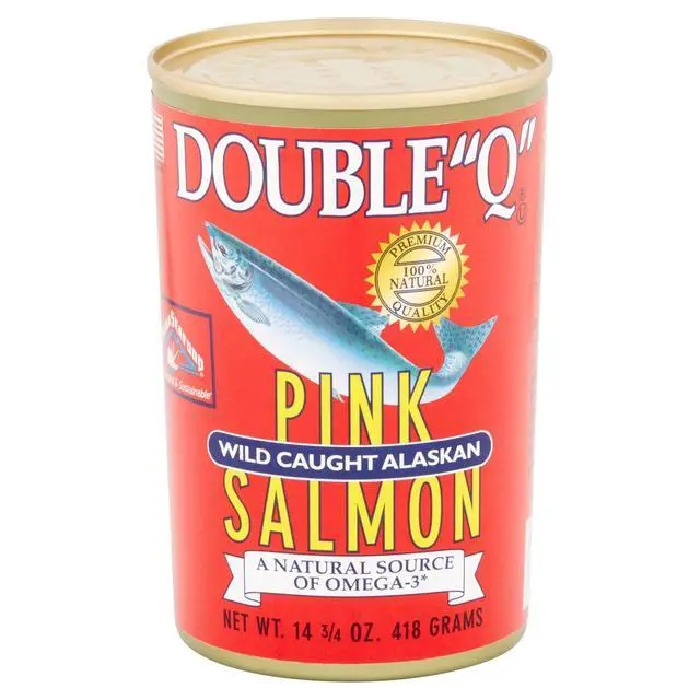 Alt view image 3 of 6 - Double "Q" Wild Caught Alaskan Canned Pink Salmon, 14.75 oz, 4 Pack