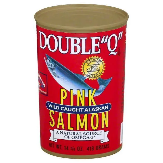 Alt view image 2 of 6 - Double "Q" Wild Caught Alaskan Canned Pink Salmon, 14.75 oz, 4 Pack