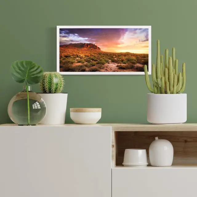Alt view image 2 of 5 - Snap White Wood 10x20 Wall Poster Frame for Photos, Versatile Mounting