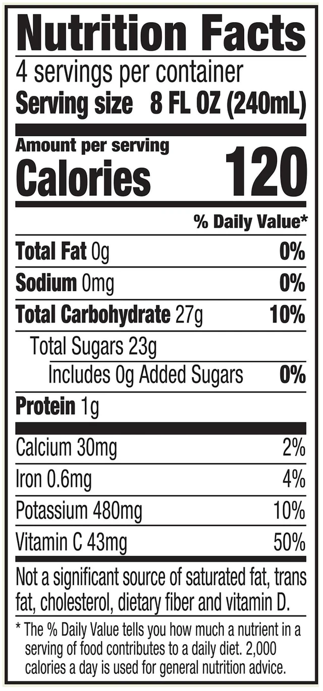 Alt view image 2 of 6 - R.W. Knudsen Family Organic Grapefruit Juice, Shelf-Stable, 32 oz, Glass Bottle