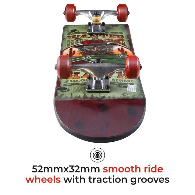 Alt view image 5 of 6 - Tony Hawk Wanted Hawk Lenticular 31" Skateboard with 52mm Wheels