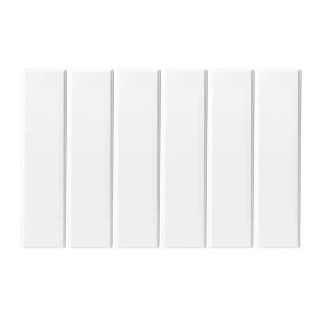 Alt view image 3 of 6 - Pen + Gear Durable View Binder, 3-Ring, 2 Inch Slant D-Ring, White, 6 Pack