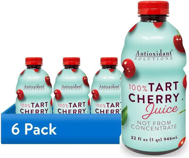 Main image of Antioxidant Solutions Tart Cherry Juice, Not from Concentrate, 32 fl oz (6 Pack)