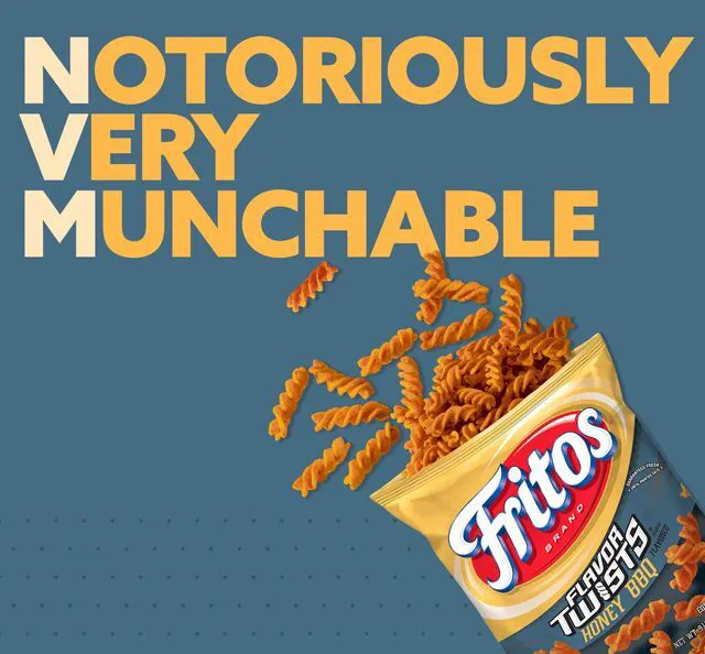Alt view image 4 of 6 - Fritos Flavor Twists Honey BBQ Flavor Corn Snacks, 9.25 Ounce Bag (Pack of 4)