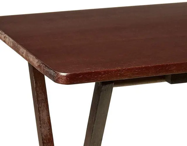 Alt view image 4 of 7 - Mainstays Rubberwood Folding TV Tray Table in Walnut