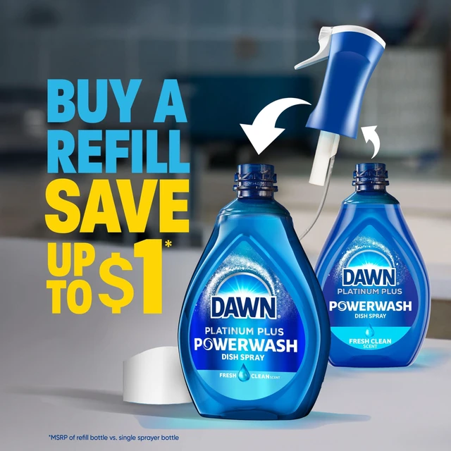 Alt view image 2 of 7 - Dawn Dish Soap Spray Tropical Blend Scent, 16oz Spray Bottle