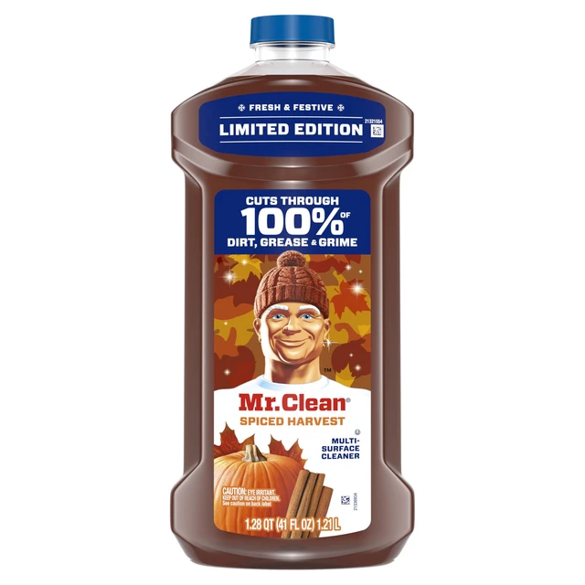 Alt view image 3 of 7 - Mr. Clean All Purpose Cleaner, Cleaning Liquid, Spiced Harvest, 41oz