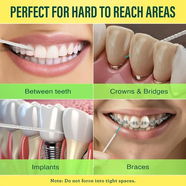 Alt view image 5 of 7 - GuruNanda 2-in-1 QuickPik Toothpick & Interdental Pick, 60 Count (Pack of 2), Soft Rubber Bristles for Plaque Removal & Improved Oral Care, with Travel Case