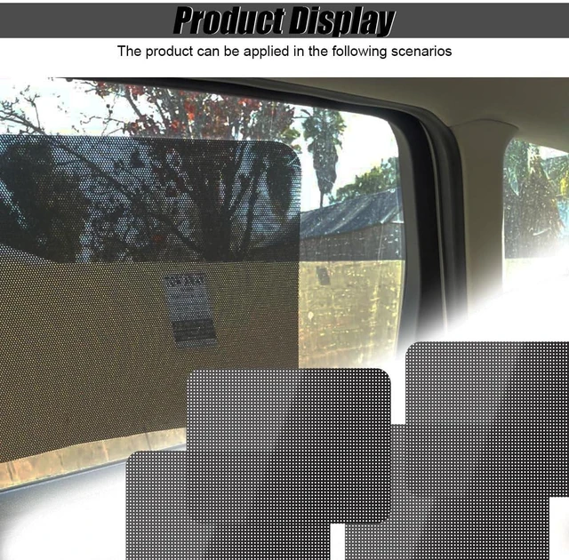 Alt view image 6 of 6 - ZIMISI 4PCS Car Side Window Sunshade for Baby, Block UV Rays, Reusable & Washable Static Cling Film Stickers, Privacy Protector